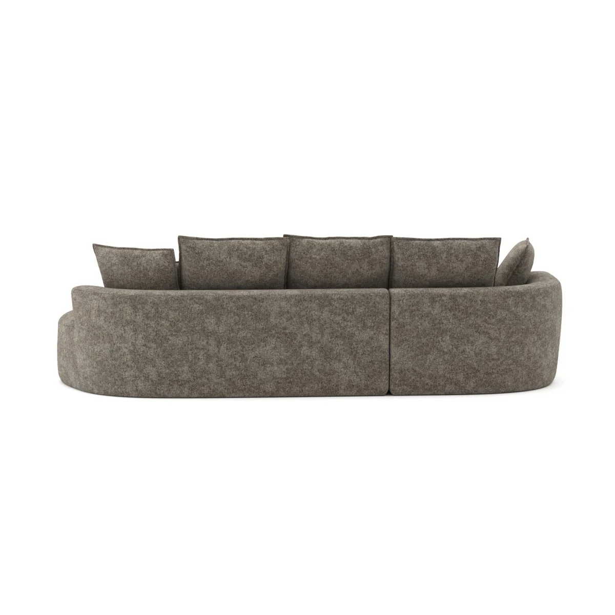 Ibiza All Foam Sectional - Brown - Image 5