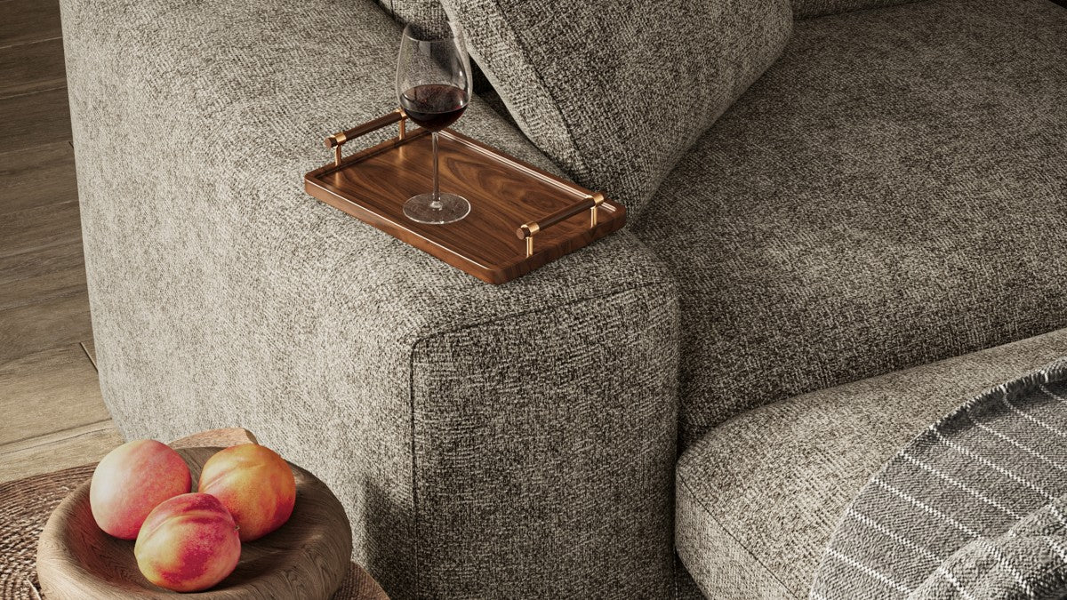 Ibiza All Foam Sectional - Brown - Image 7