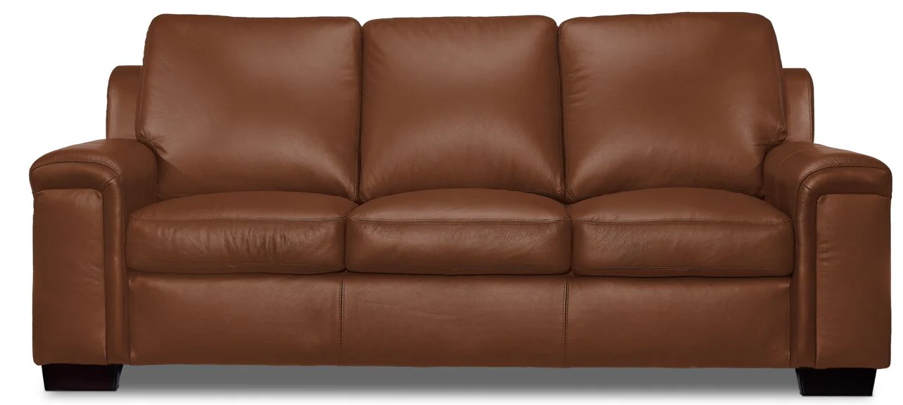 Icon Leather Sofa - Saddle - Image 2