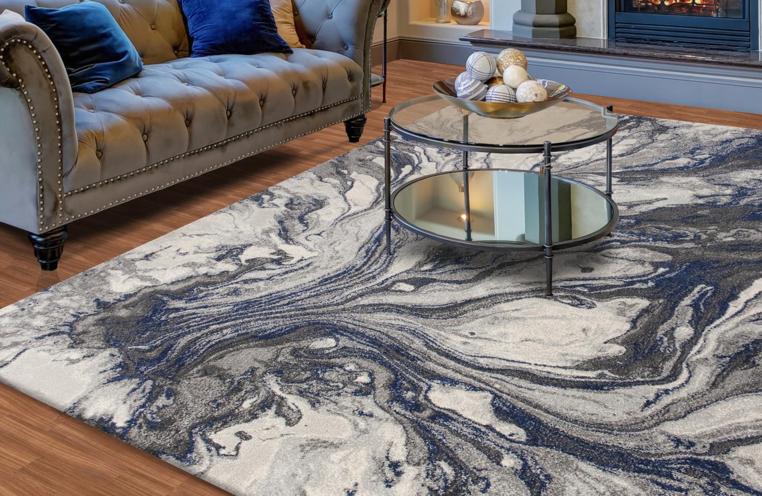 Iconic II 5'3" x 7'7" - Grey Area Rug - Image 3