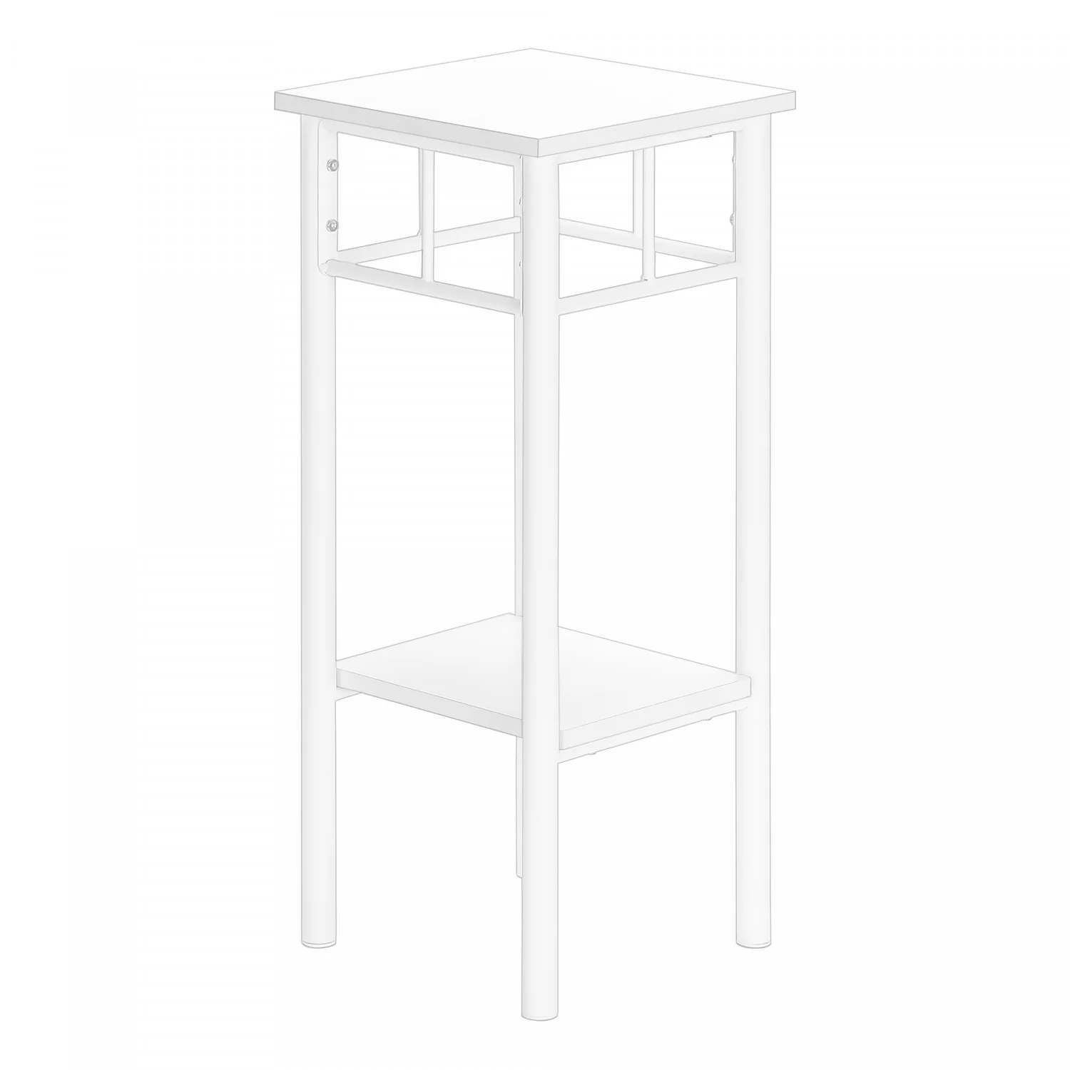 Ilka Side Table - White - Image 7