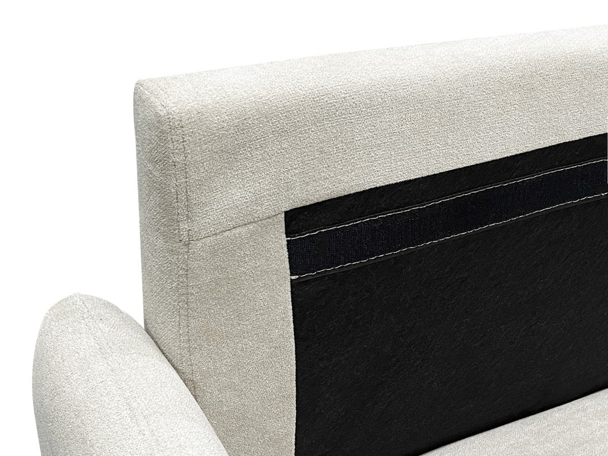 Imani Loveseat - Beige - Image 5