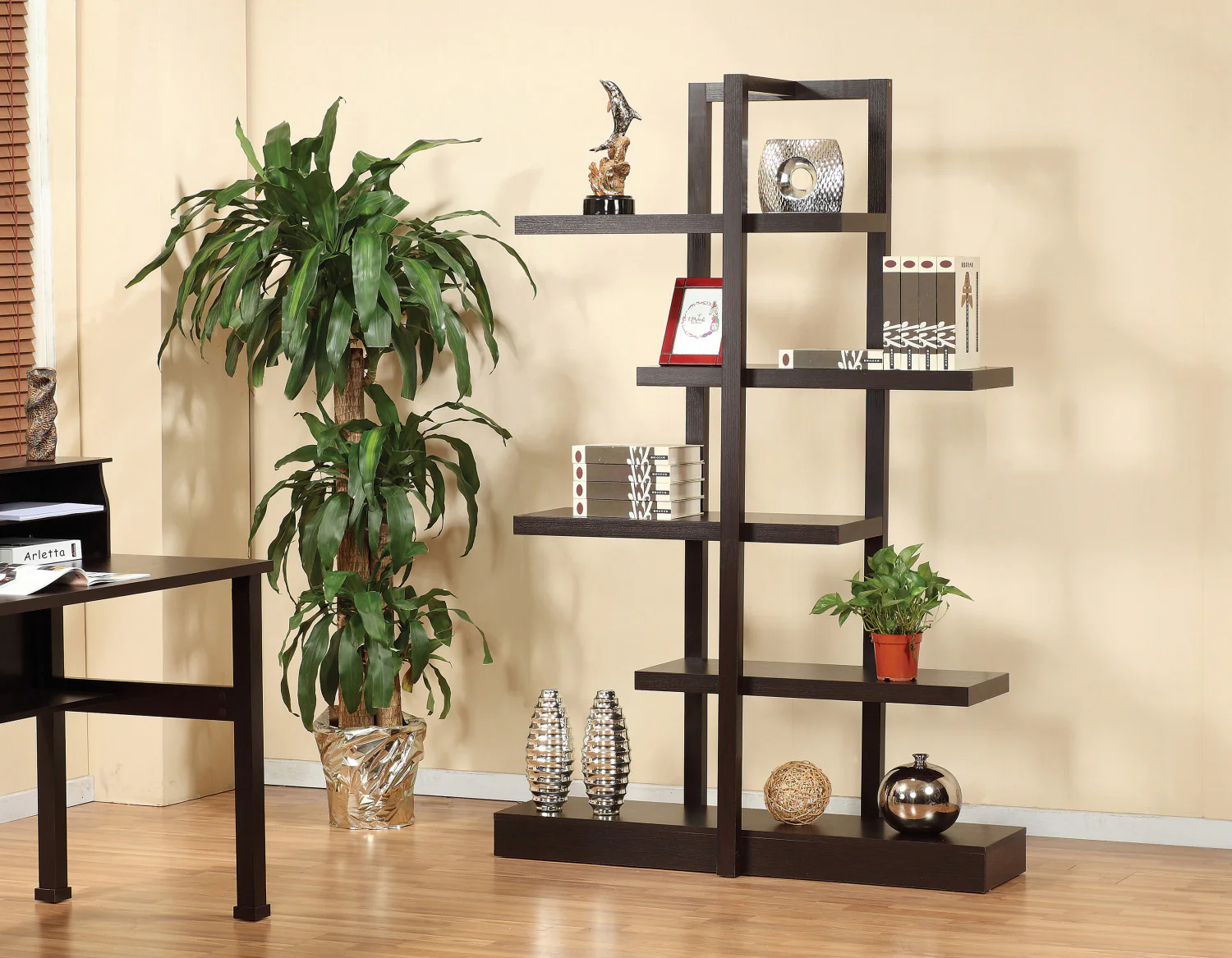Imre Bookcase - Dark Cherry - Image 2