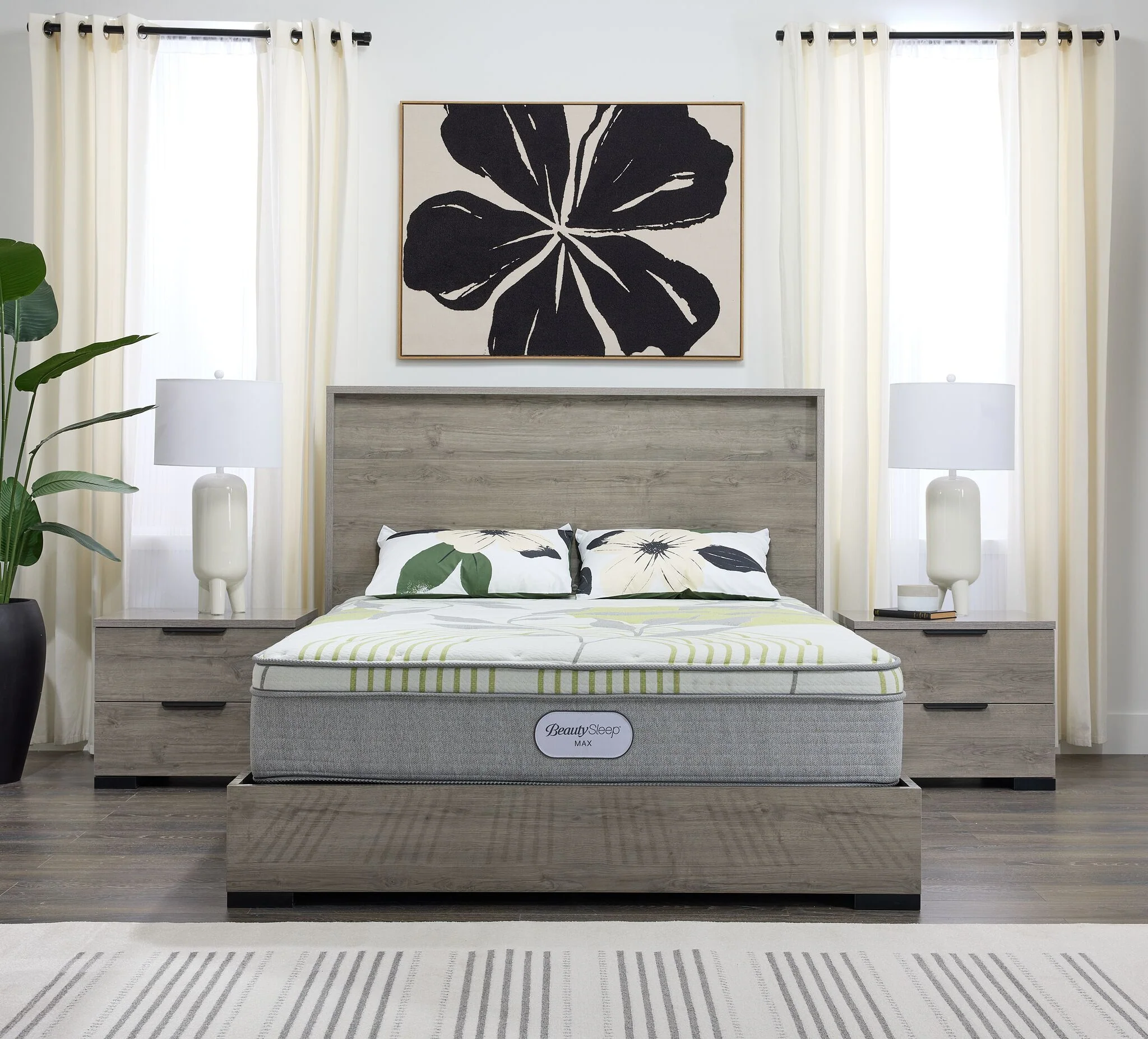 In Full Bloom - BeautySleep Max Drift Euro Top Medium King Mattress - Image 3