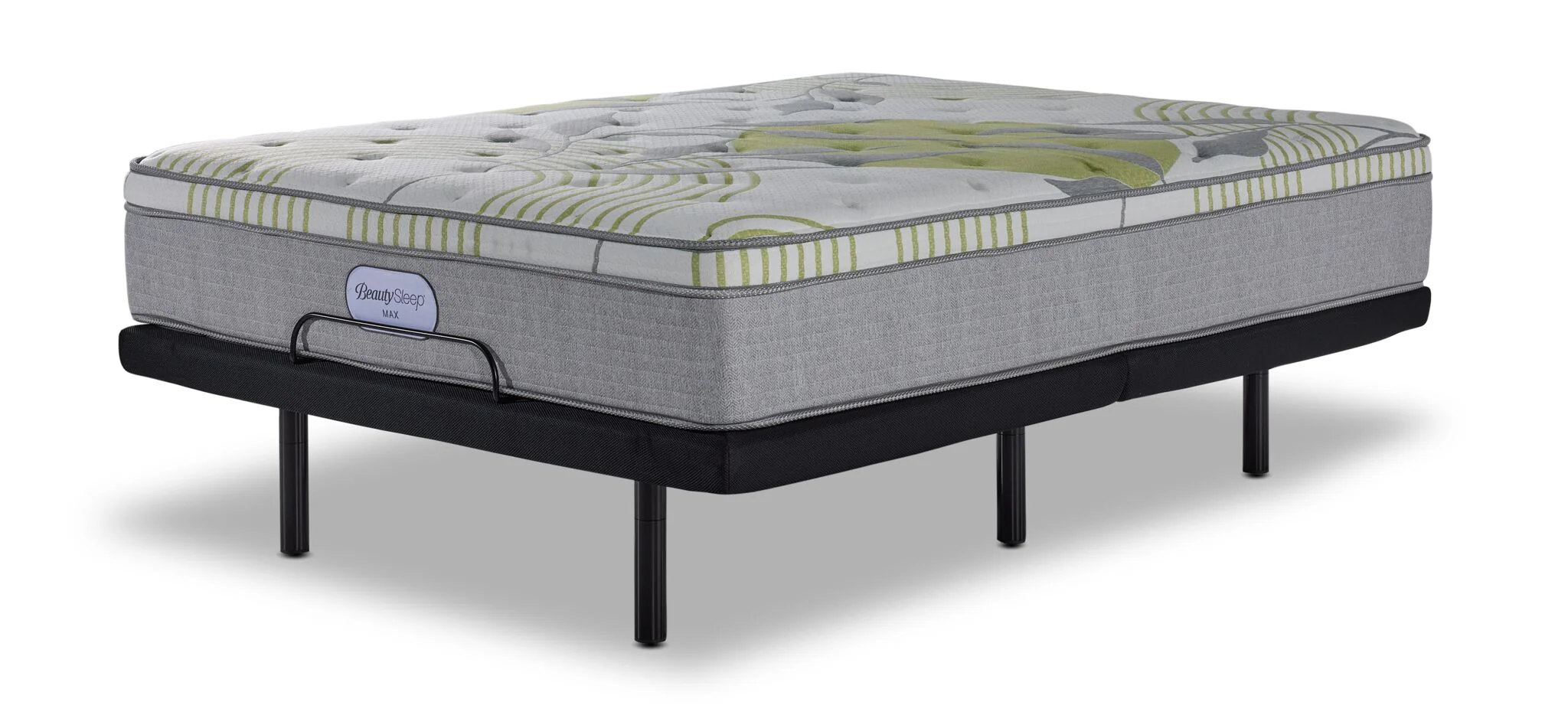 In Full Bloom - BeautySleep Max Drift Euro Top Medium King Mattress and L2 Motion Adjustable Base - Image 2