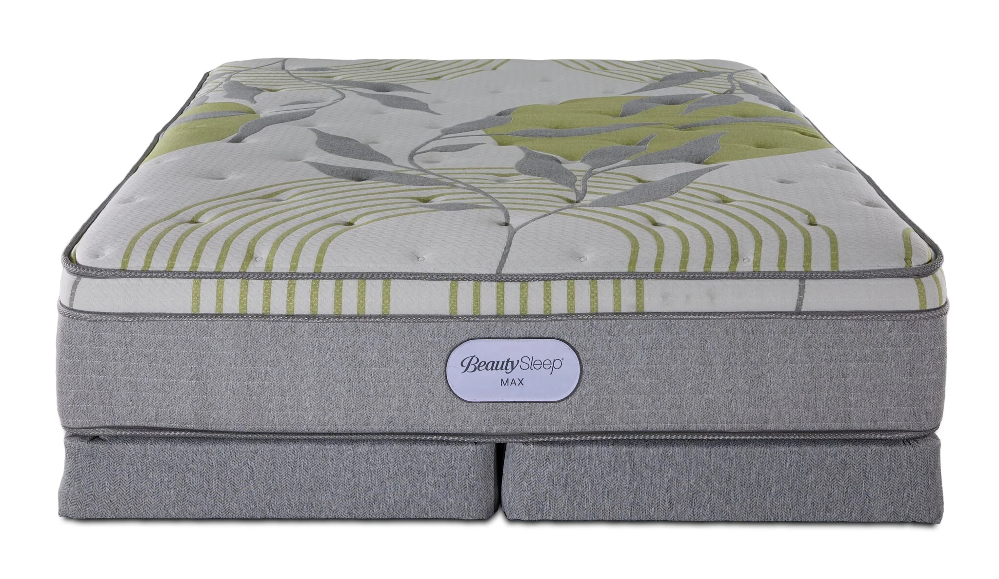 In Full Bloom - BeautySleep Max Drift Euro Top Medium Queen Mattress and Low Profile Split Boxspring Set - Image 2