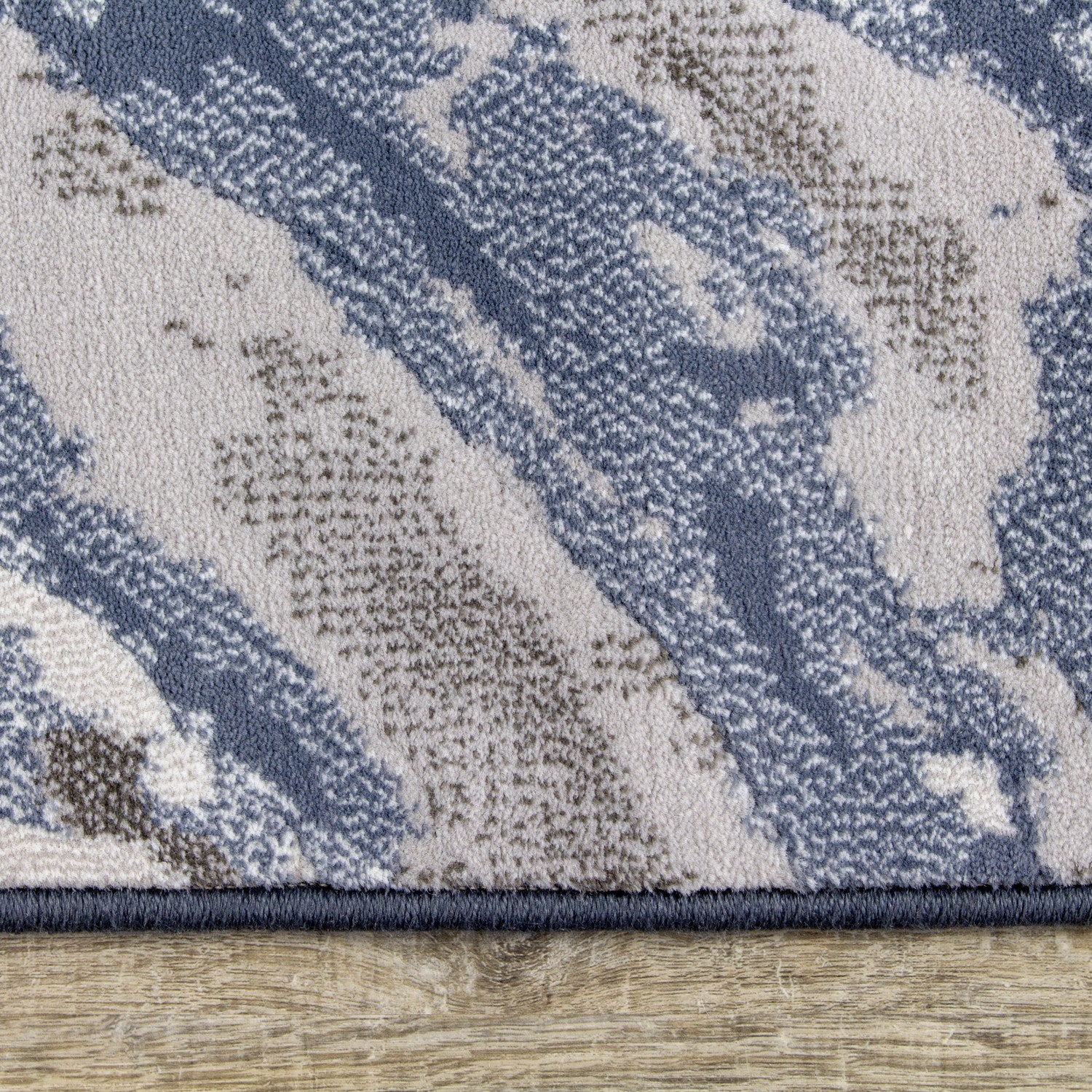 Intrepid Rushing Water Area Rug - 8' X 11' - Blue/Cream - Image 7