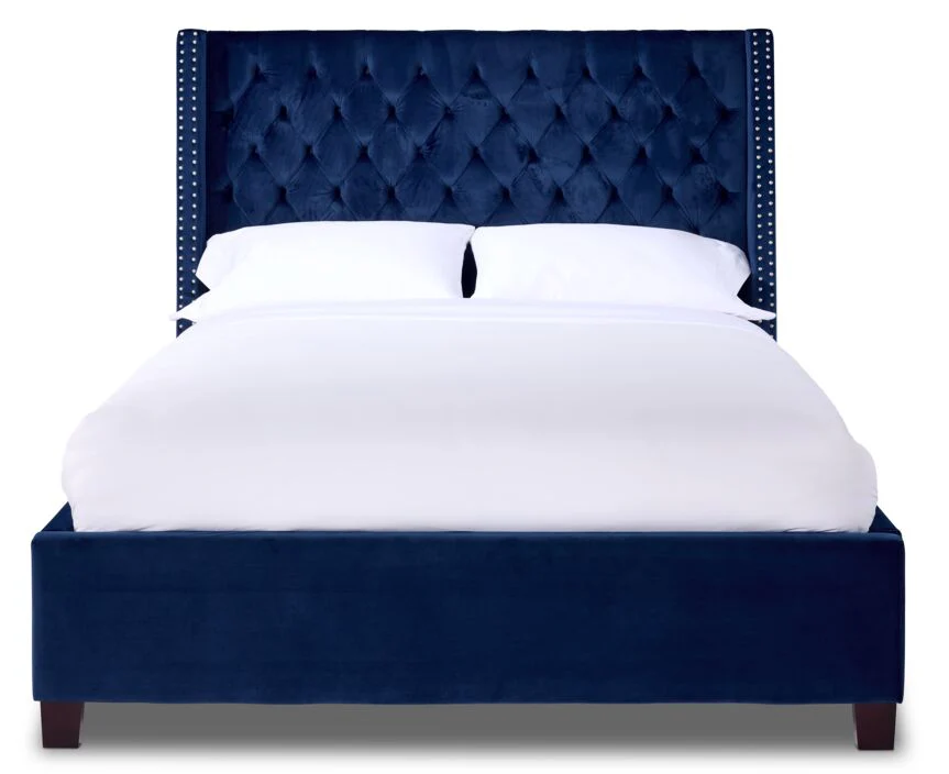 Jaden 3-Piece King Bed - Navy - Image 3