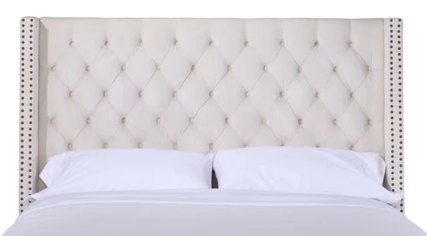 Jaden Queen Headboard - Cream - Image 2