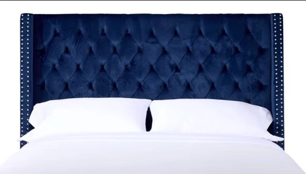 Jaden Queen Headboard - Navy - Image 2
