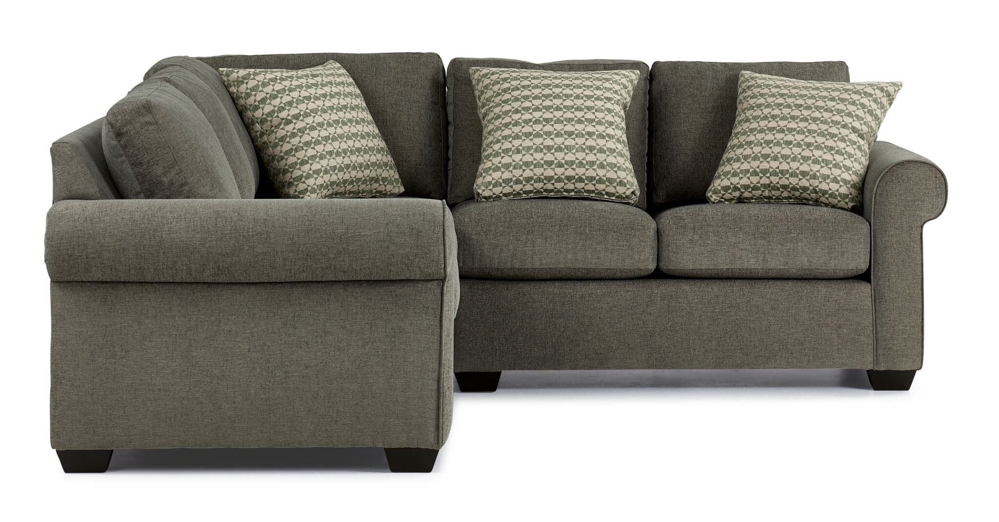 Jayden 2-Piece Sectional with Right-Facing Loveseat - Patina Dark Grey - Image 3