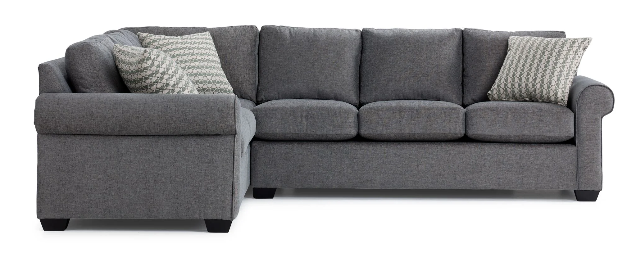 Jayden 2-Piece Sectional with Right-Facing Sofa - Patina Dark Grey - Image 2