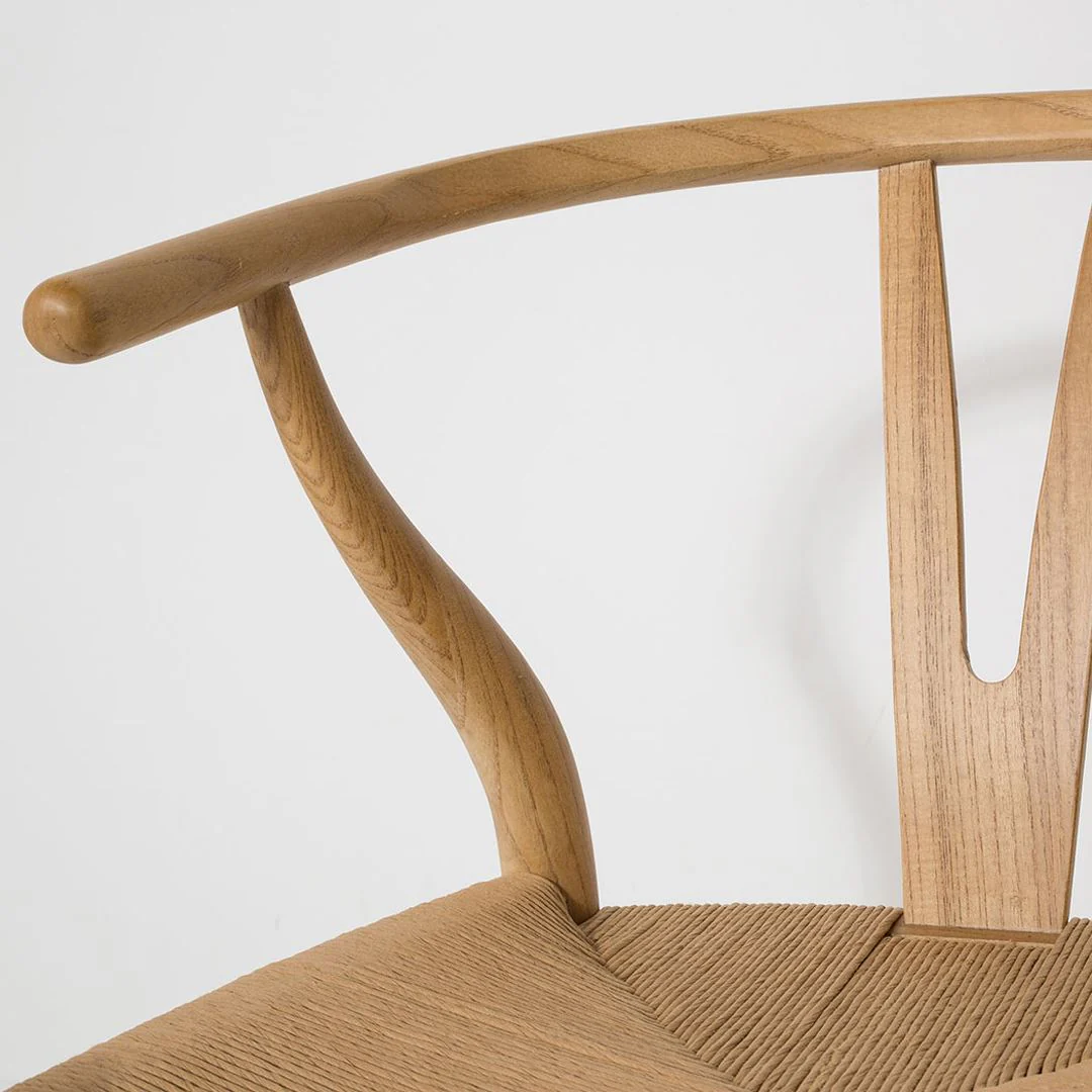 Jessbul Wishbone Dining Chair - Blonde - Image 10