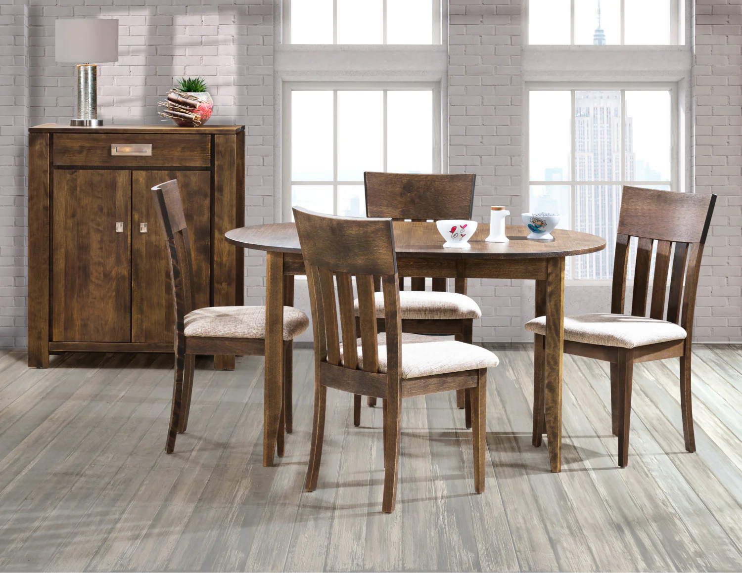 Joliette Side Chair - Antique Brown - Image 2