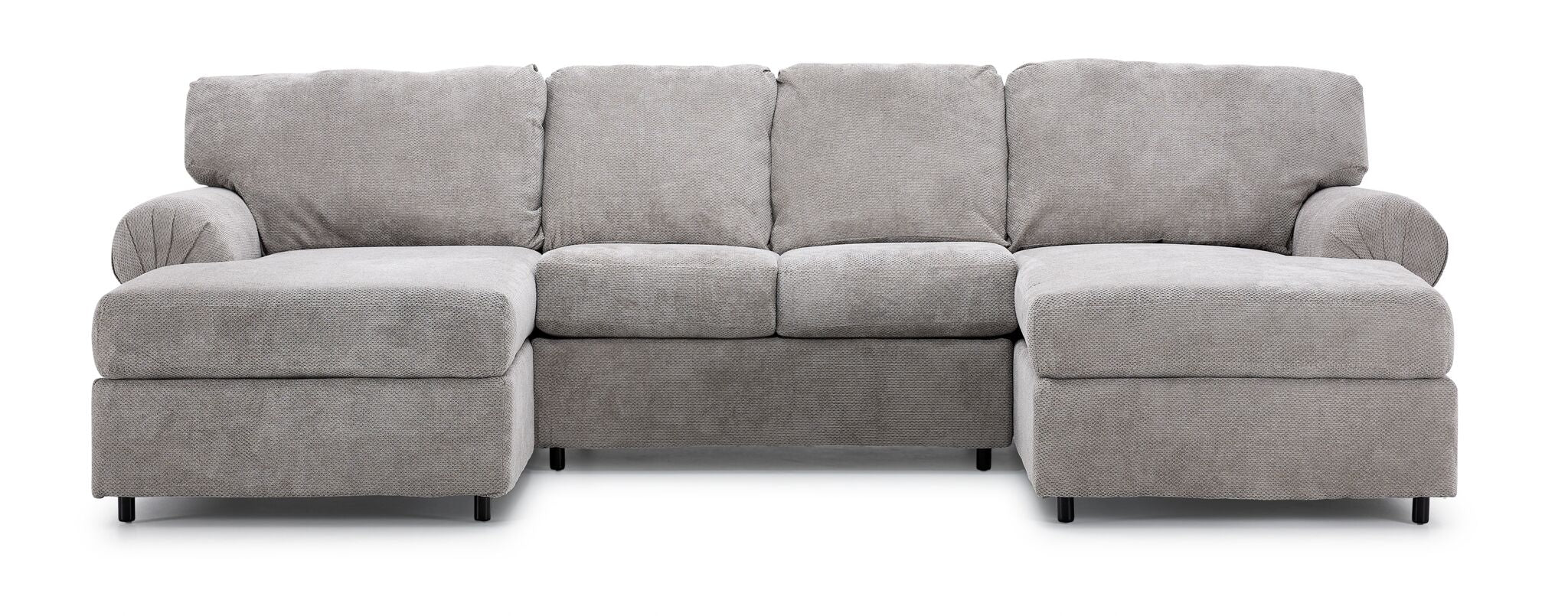 Jupiter 3-Piece Sectional - Ash Grey - Image 5