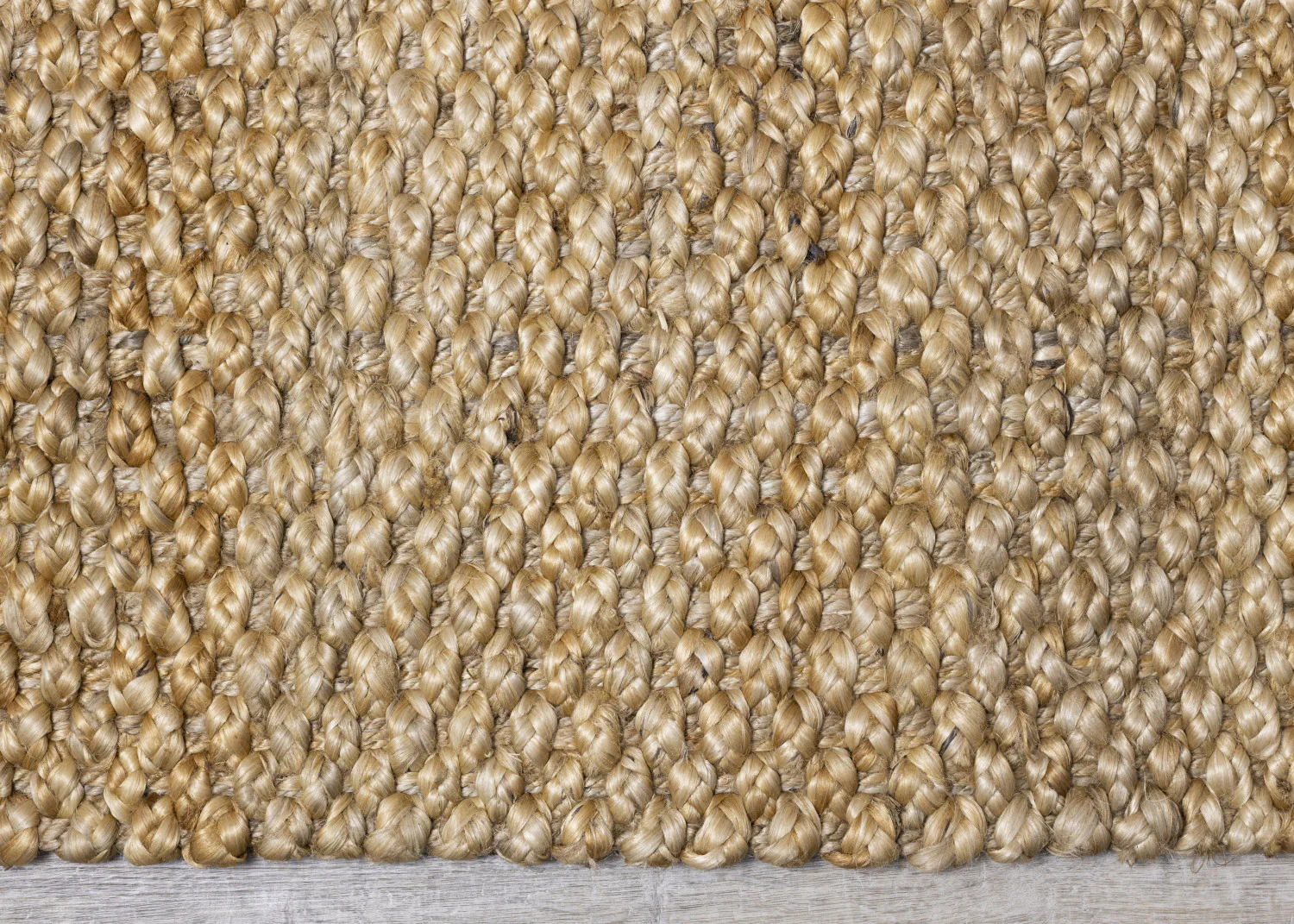 Jute Braided Area Rug - 5' X 8' - Beige - Image 8