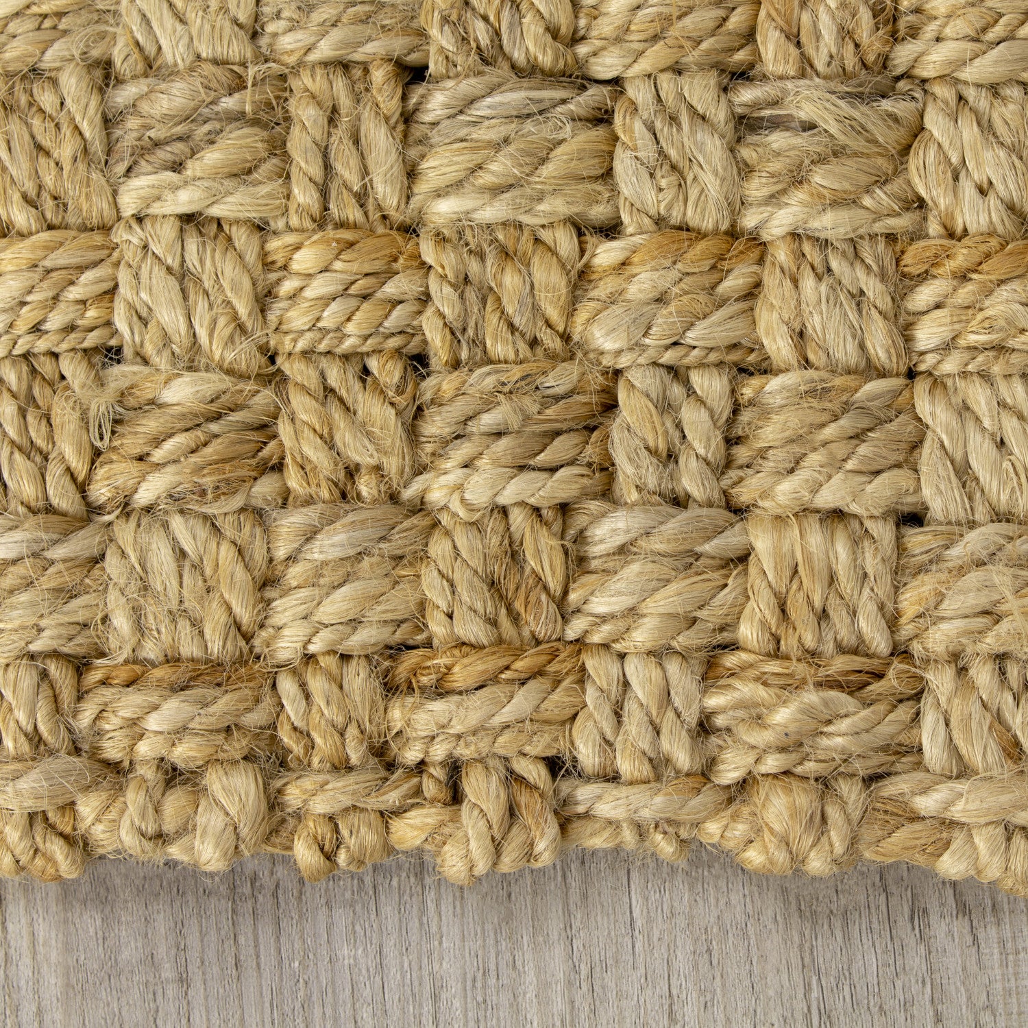 Jute Basketweave Area Rug - 8' X 11' - Beige - Image 8