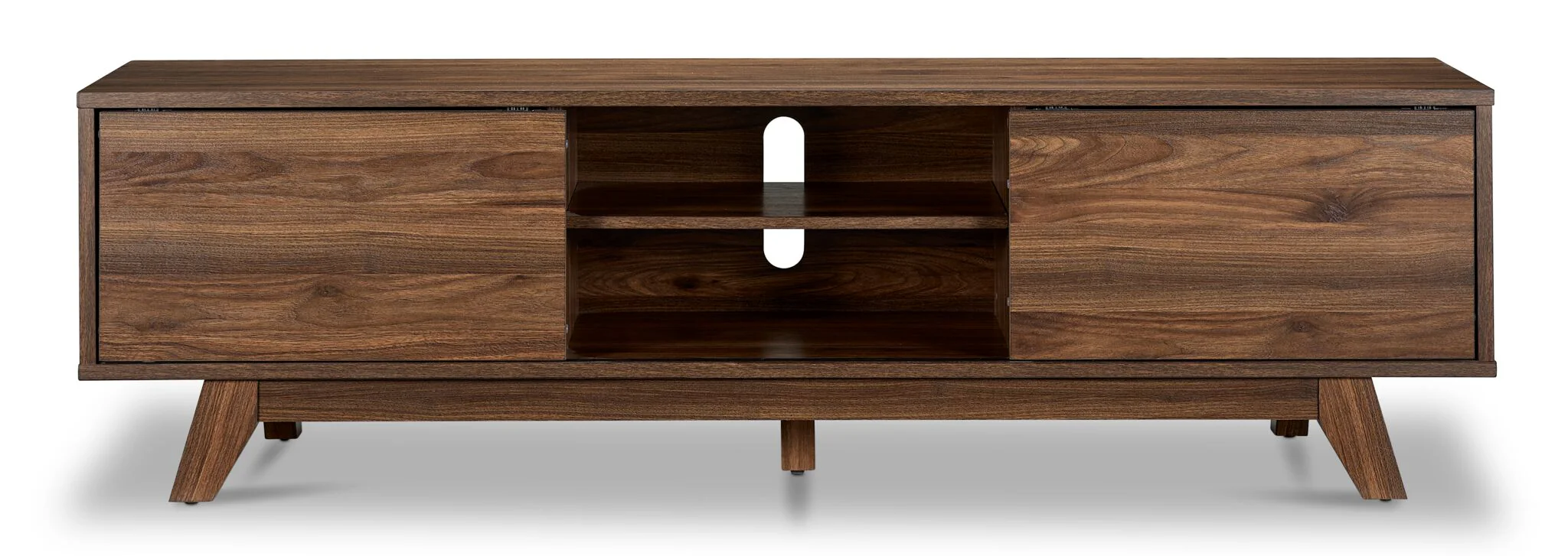 Karlee 63" TV Stand - Walnut Brown - Image 2