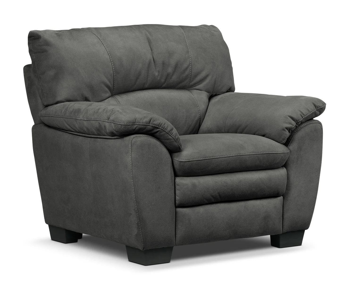 Kelleher Sofa and Chair Set - Charcoal - Image 3