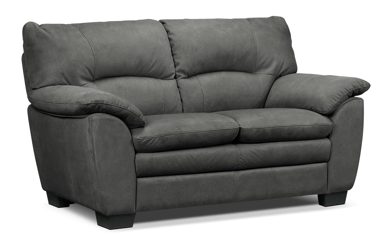 Kelleher Sofa and Loveseat Set - Charcoal - Image 3