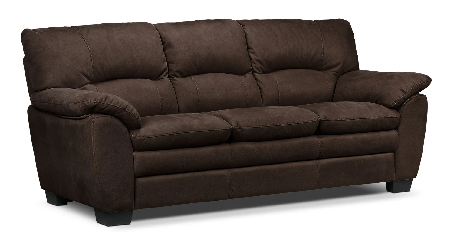 Kelleher Sofa and Loveseat Set - Walnut - Image 2