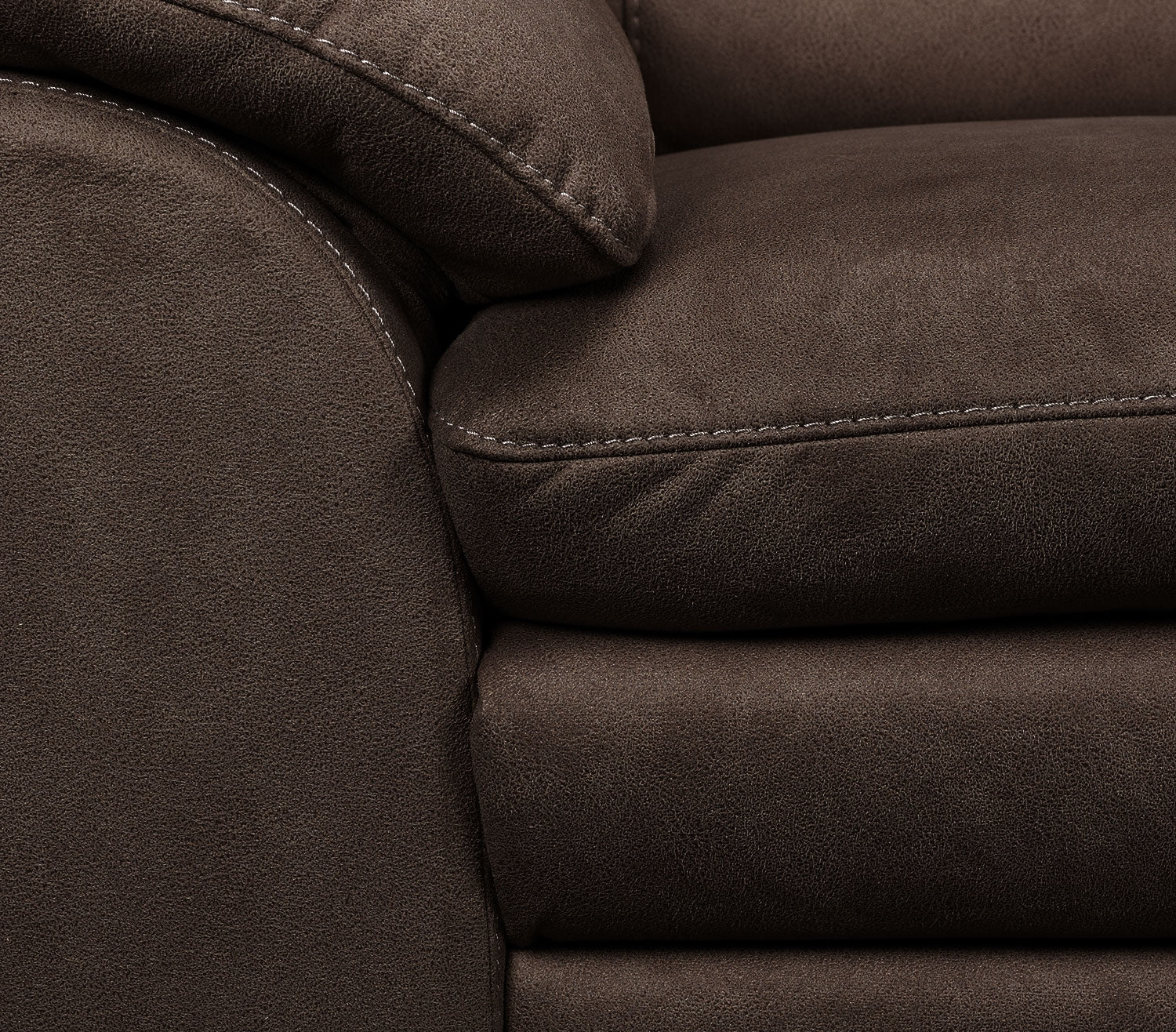 Kelleher Sofa and Loveseat Set - Walnut - Image 4