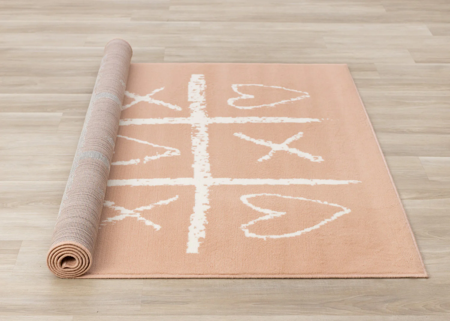 Kids Playing Board Area Rug - 4' X 6' - Pink/Cream - Image 8