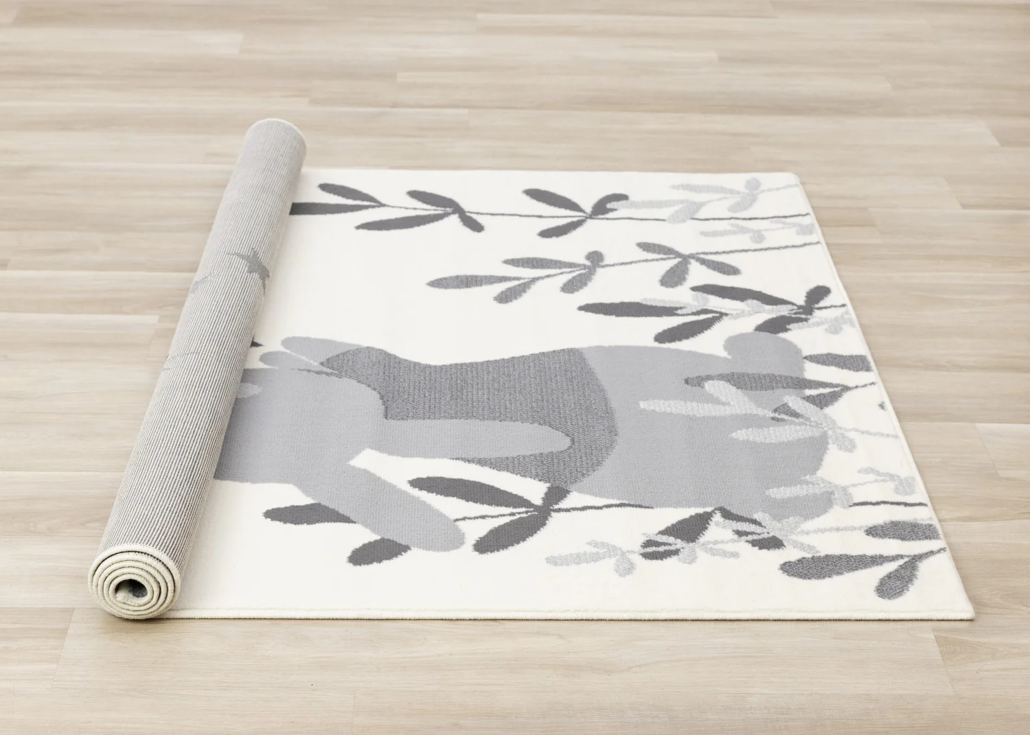 Kids Wishful Bunny Area Rug - 4' X 6' - Cream - Image 8