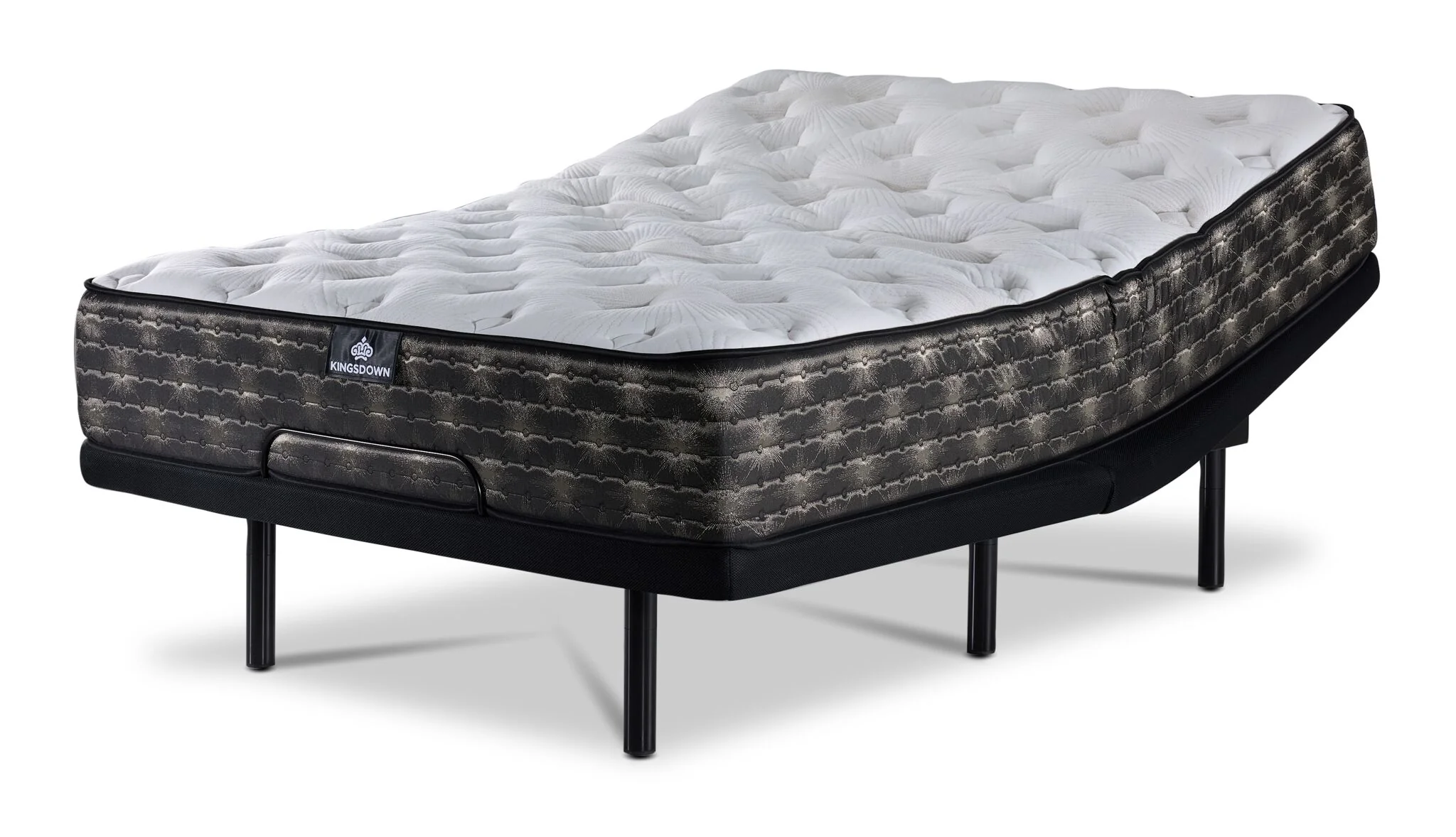 In Harmony - Kingsdown Concert Medium Tight Top King Mattress and L2 Motion Fit Adjustable Base
