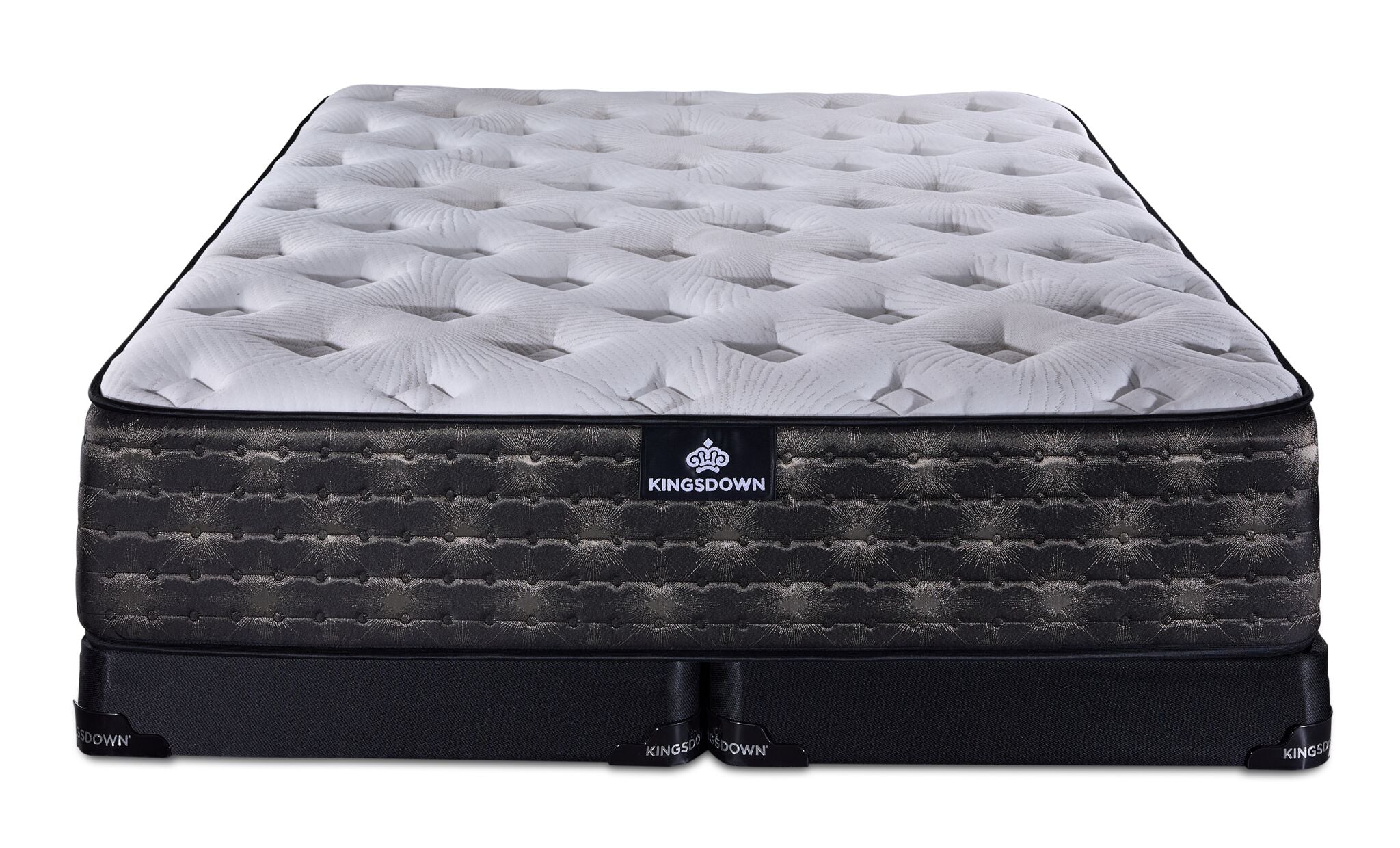 In Harmony - Kingsdown Concert Medium Tight Top Queen Mattress and Split Low Profile Boxspring Set - Image 2