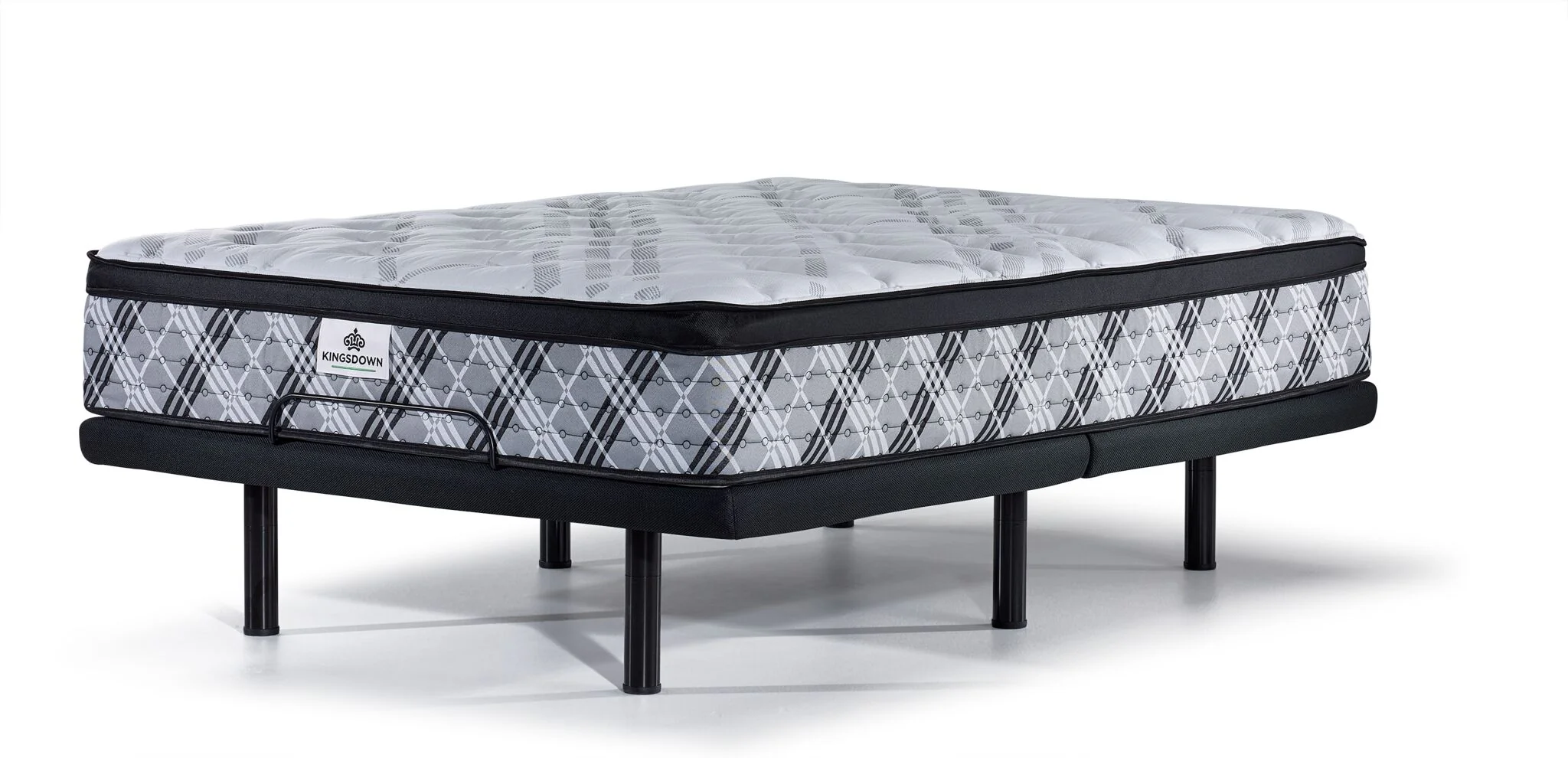Kingsdown Mila Medium Twin XL Mattress and L2 Motion Adjustable Base - Image 2