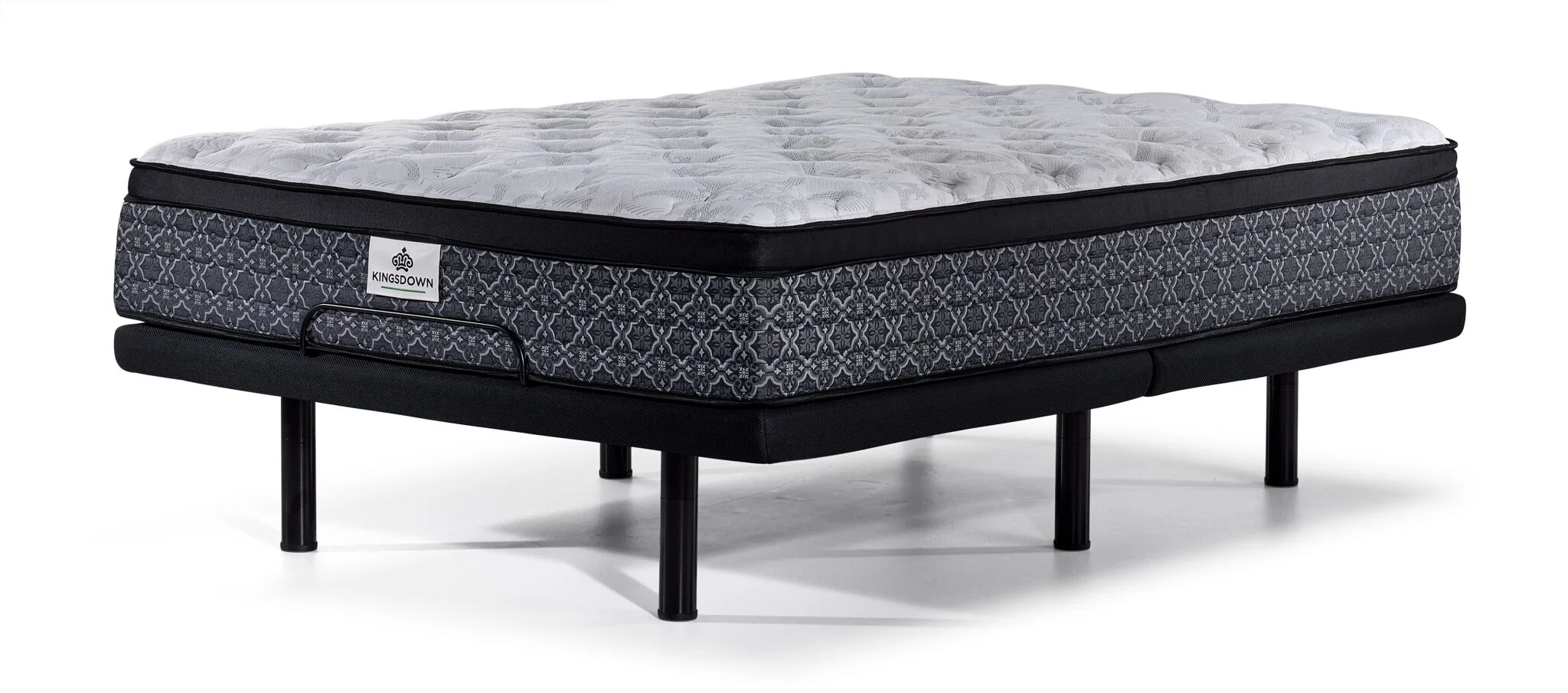 Kingsdown Percy Medium Euro Top Full Mattress and L2 Motion Pro Adjustable Base - Image 2
