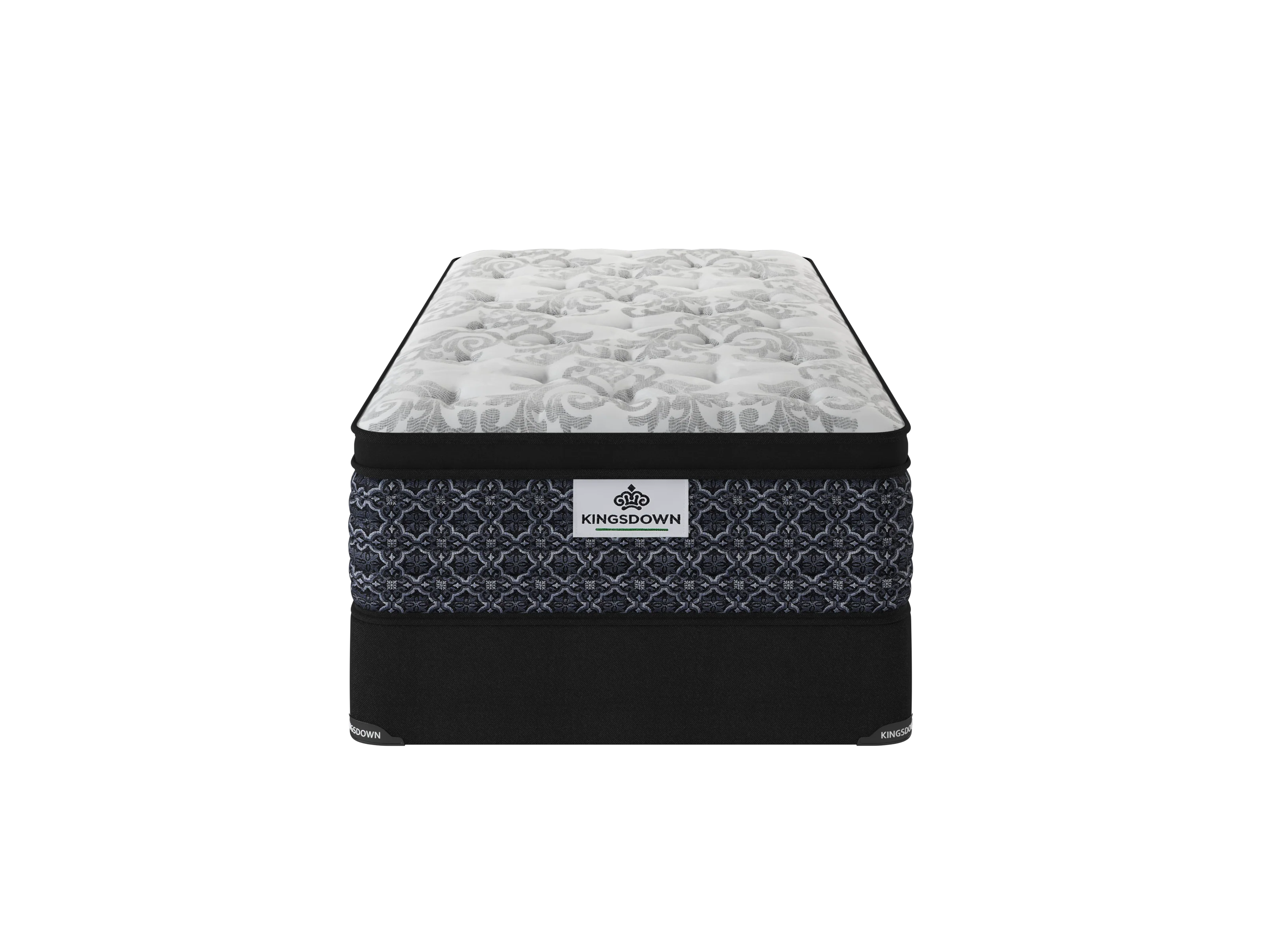Kingsdown Percy Medium Euro Top Twin Mattress and Boxspring Set - Image 2
