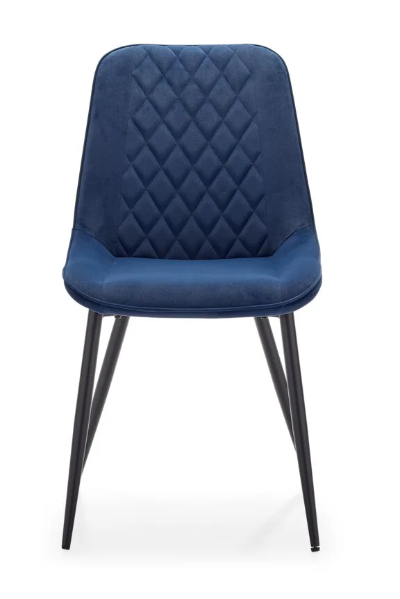 Kinsley Velvet Side Chair - Blue - Image 2