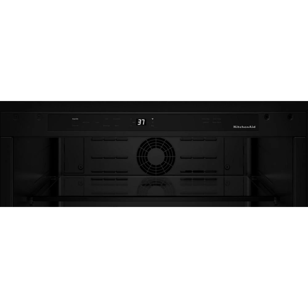 KitchenAid 24" 5.0 Cu. Ft. Black Cabinet/Stainless Doors Undercounter Refrigerator - KURR124SSB - Image 6
