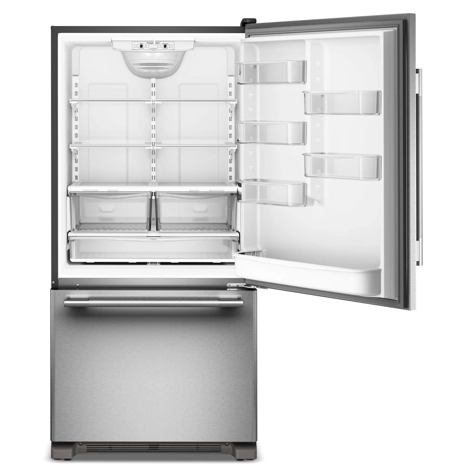 KitchenAid 33" 22 Cu. Ft. PrintShield Stainless Steel Bottom Mount Refrigerator - KRBR133SPS - Image 3