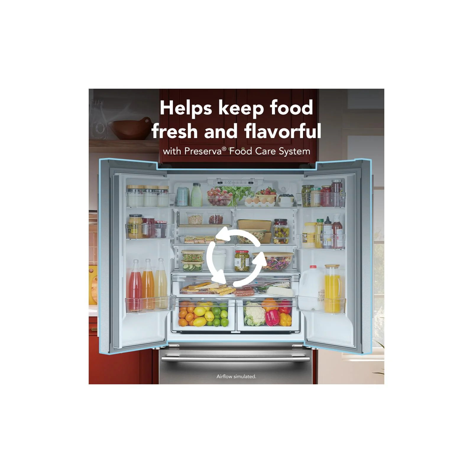 KitchenAid 36" 20.0 Cu. Ft. PrintShield Stainless Steel Counter-Depth French Door Refrigerator - KRFC136SPS - Image 12