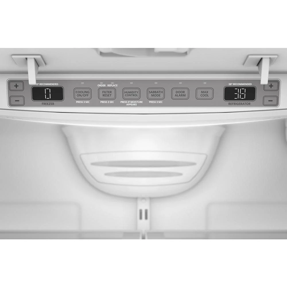 KitchenAid 36" 20.0 Cu. Ft. PrintShield Stainless Steel Counter-Depth French Door Refrigerator - KRFC136SPS - Image 9