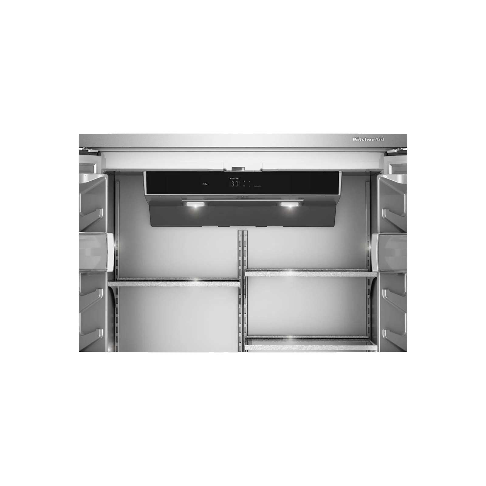 KitchenAid 36" 20.8 Cu. Ft. Black Ore Built-In French Door Refrigerator - KBFN536SBE - Image 12