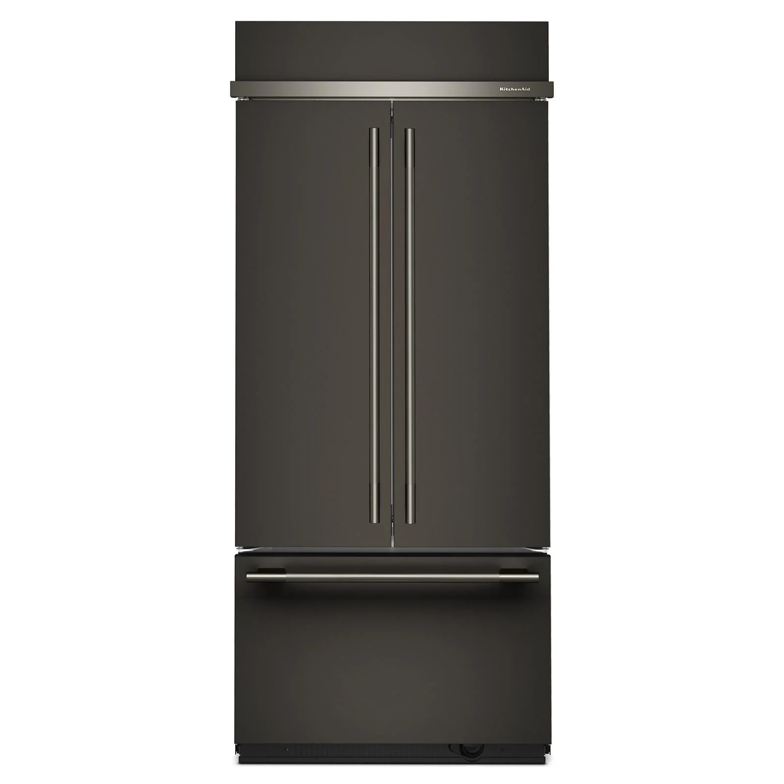 KitchenAid 36" 20.8 Cu. Ft. Black Ore Built-In French Door Refrigerator - KBFN536SBE - Image 7