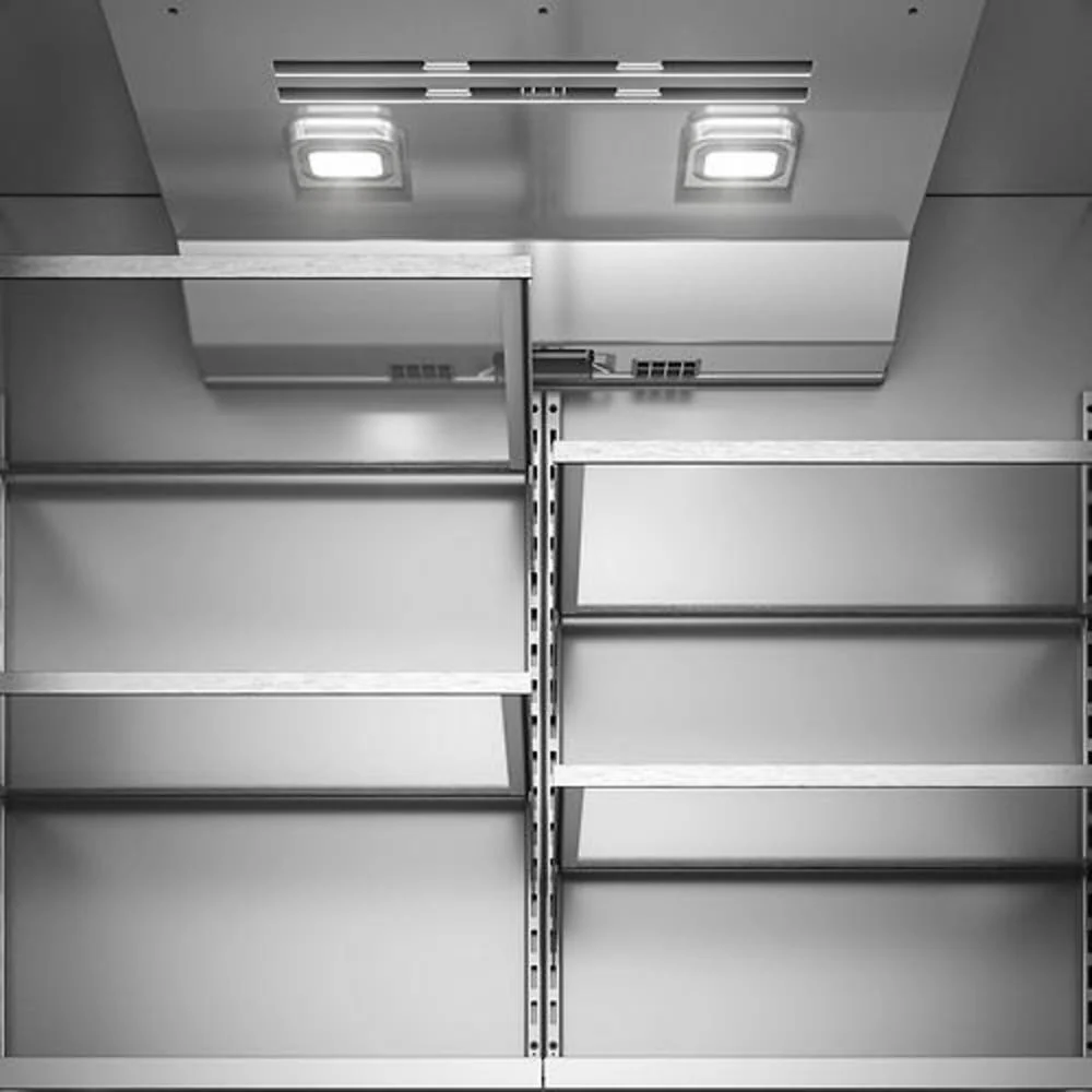 KitchenAid 36" 21.0 Cu. Ft. Panel-Ready Built-In French Door Refrigerator with Platinum Interior – KBFN536TPA - Image 8
