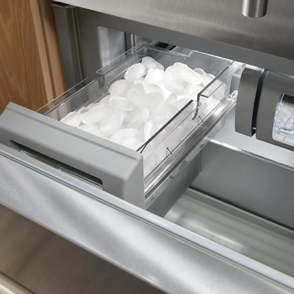 KitchenAid 36" 21.0 Cu. Ft. Panel-Ready Built-In French Door Refrigerator with Platinum Interior – KBFN536TPA - Image 9