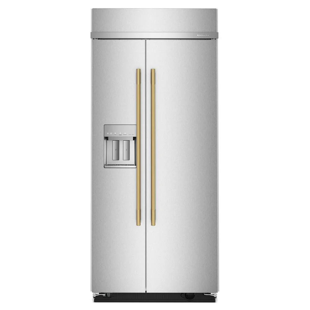 KitchenAid 36" 21.0 Cu. Ft. PrintShield Stainless Steel Built-In Side-by-Side Refrigerator - KBSD736SPS - Image 5