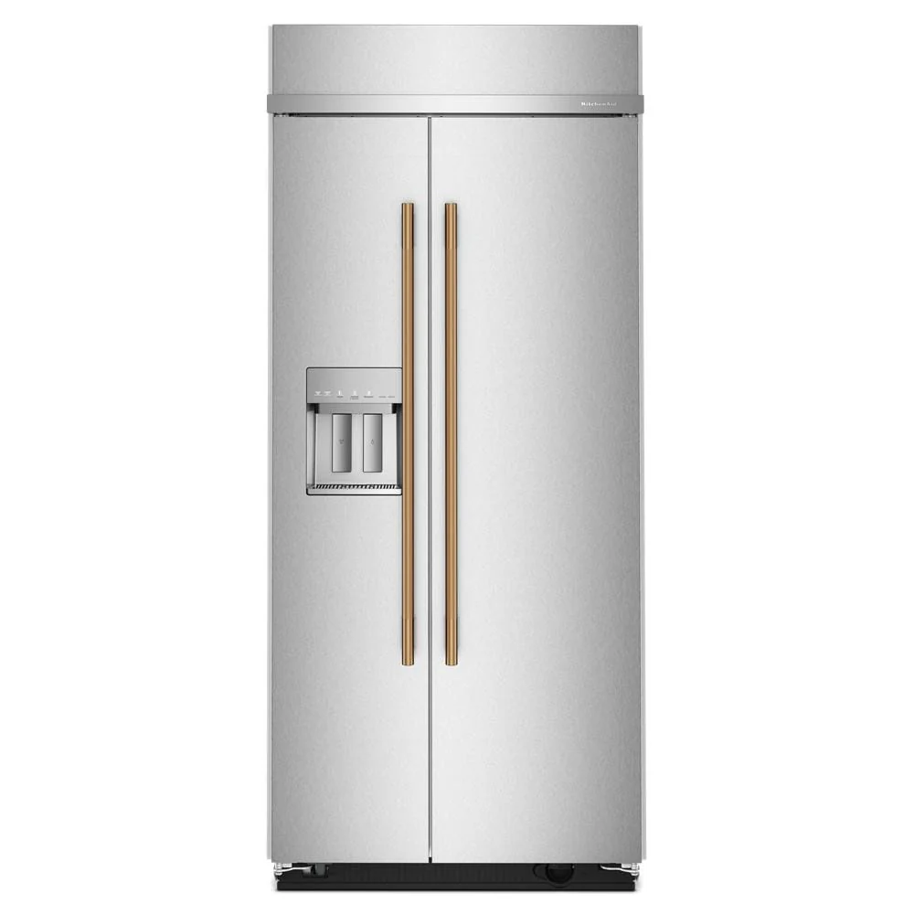 KitchenAid 36" 21.0 Cu. Ft. PrintShield Stainless Steel Built-In Side-by-Side Refrigerator - KBSD736SPS - Image 6