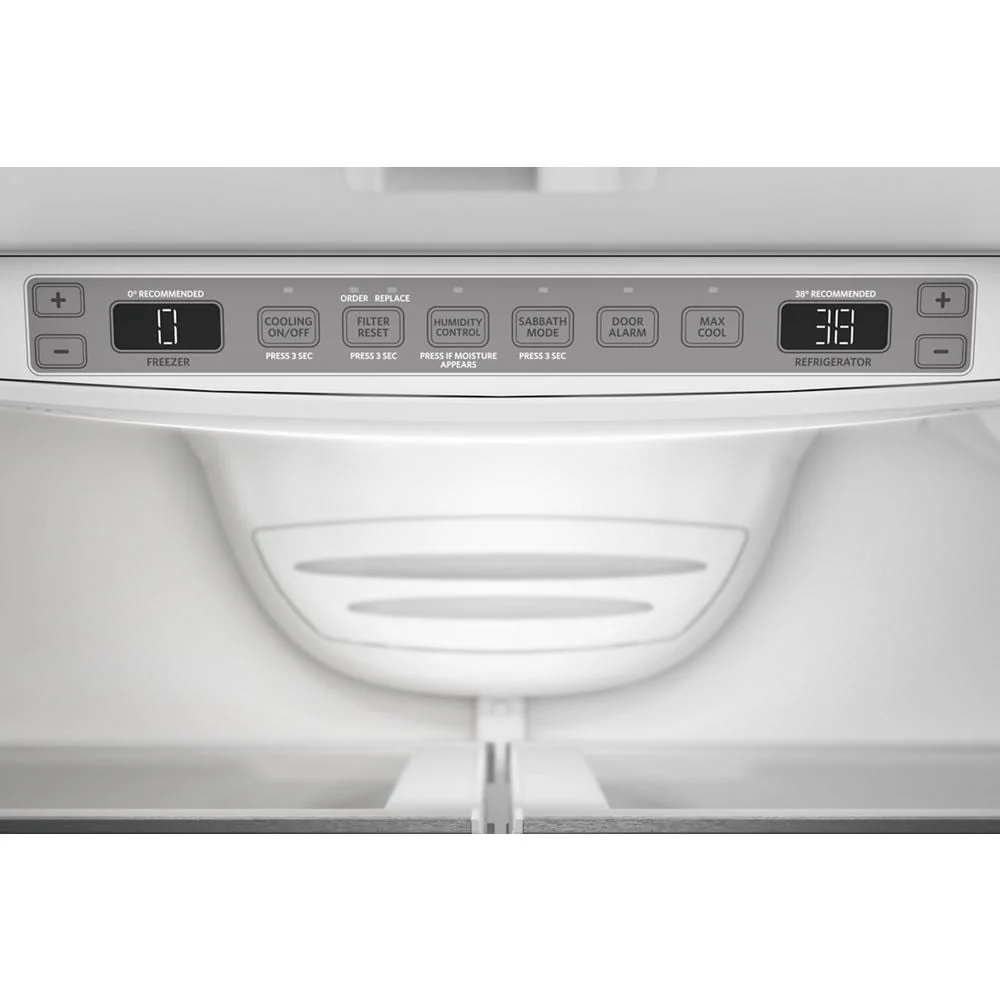 KitchenAid 36" 22.0 Cu. Ft. PrintShield Stainless Steel Counter-Depth French Door Refrigerator - KRFC136TPS - Image 9