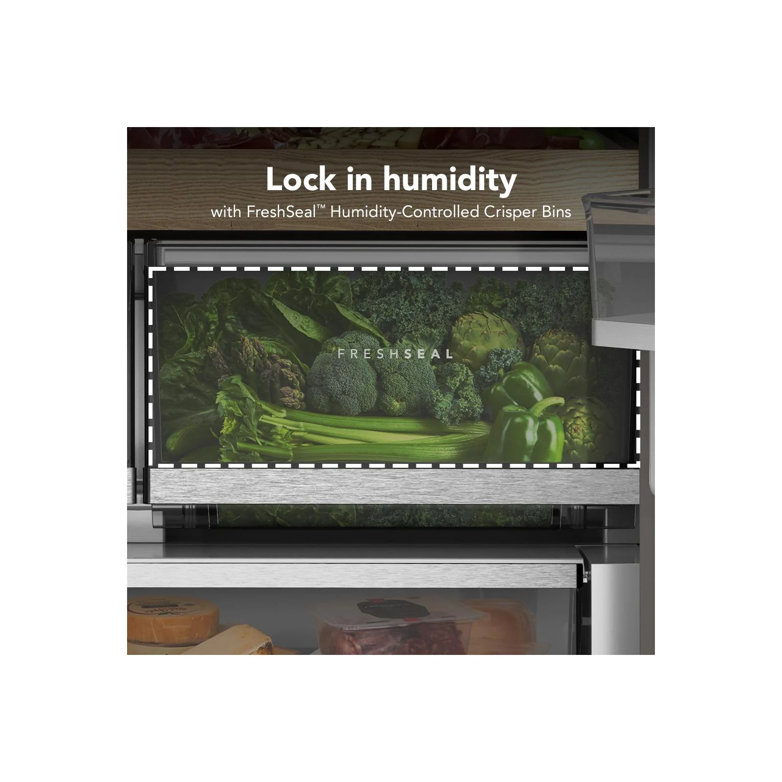 KitchenAid 36" 24.0 Cu. Ft. PrintShield Stainless Steel Counter-Depth French Door Refrigerator - KRFC236SPS - Image 12