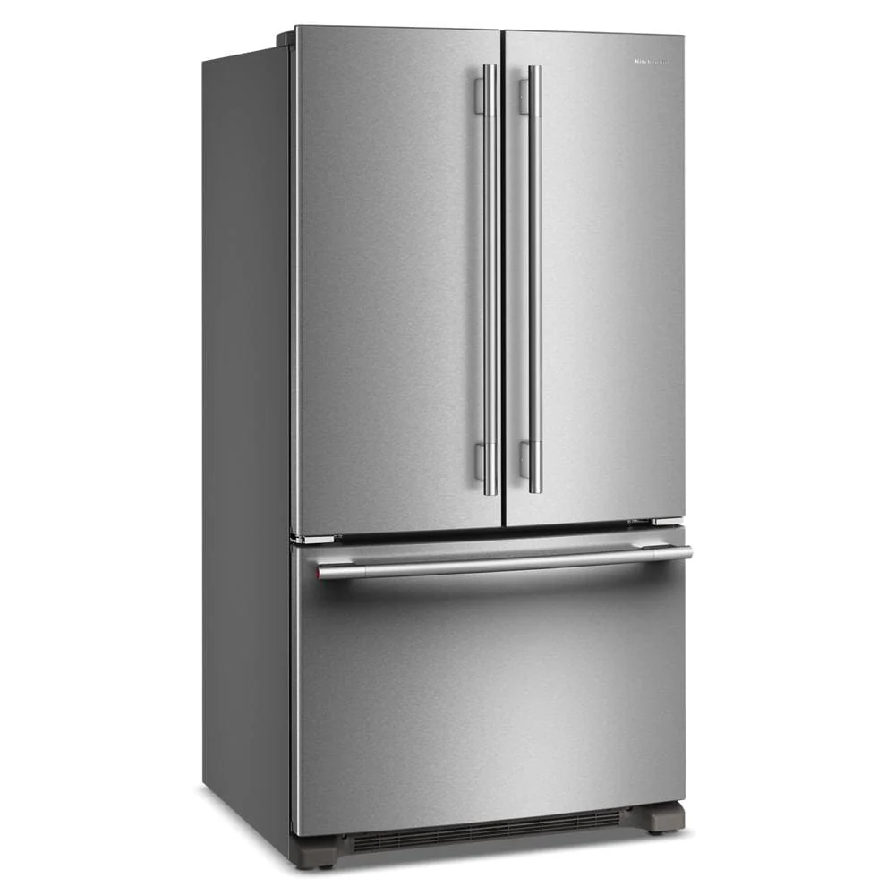 KitchenAid 36" 29.0 Cu. Ft. PrintShield Stainless Steel Standard Depth French Door Refrigerator - KRFF136SPS - Image 3