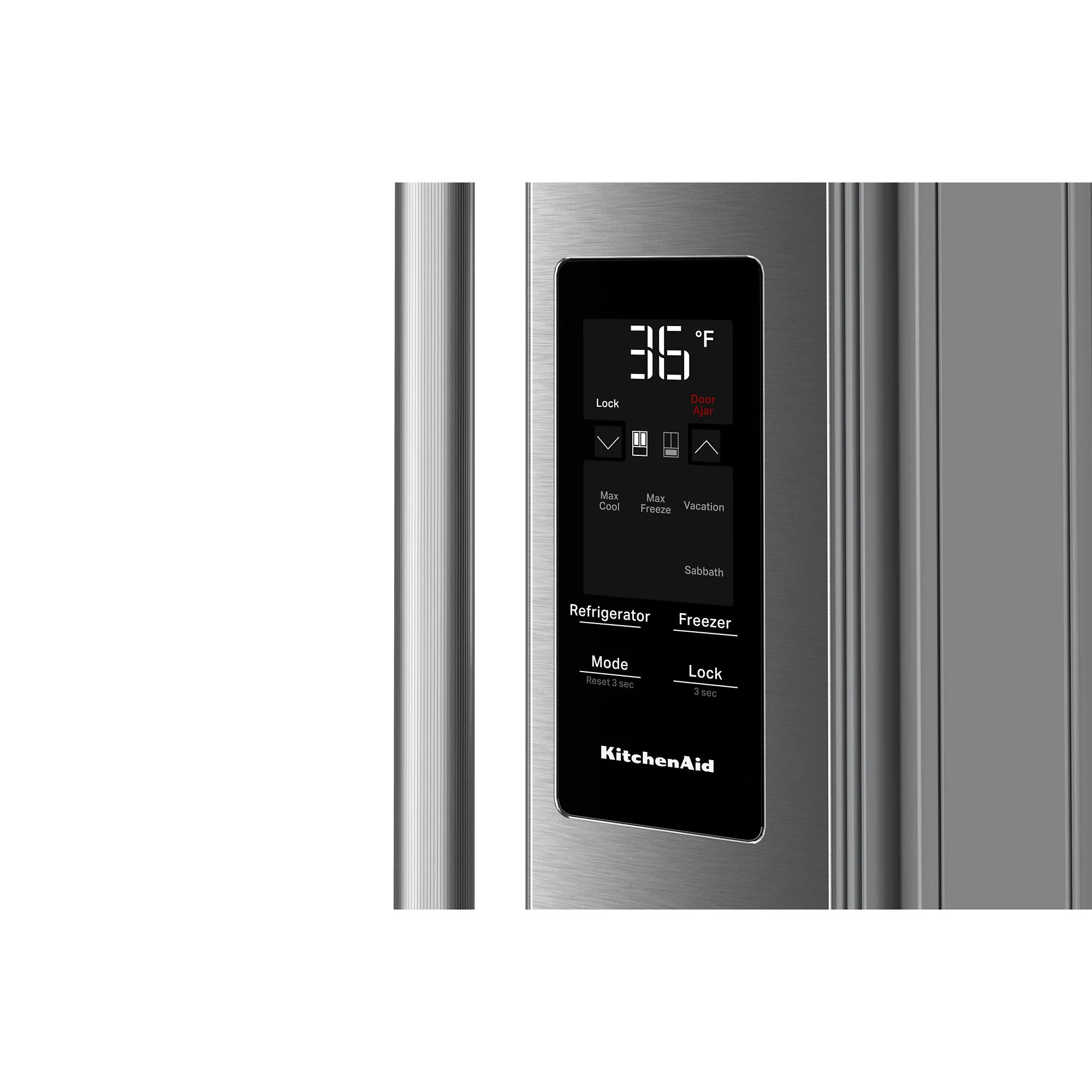 KitchenAid 36" 30 Cu. Ft. PrintShield Stainless Steel French Door Refrigerator - KRFF436SPS - Image 10