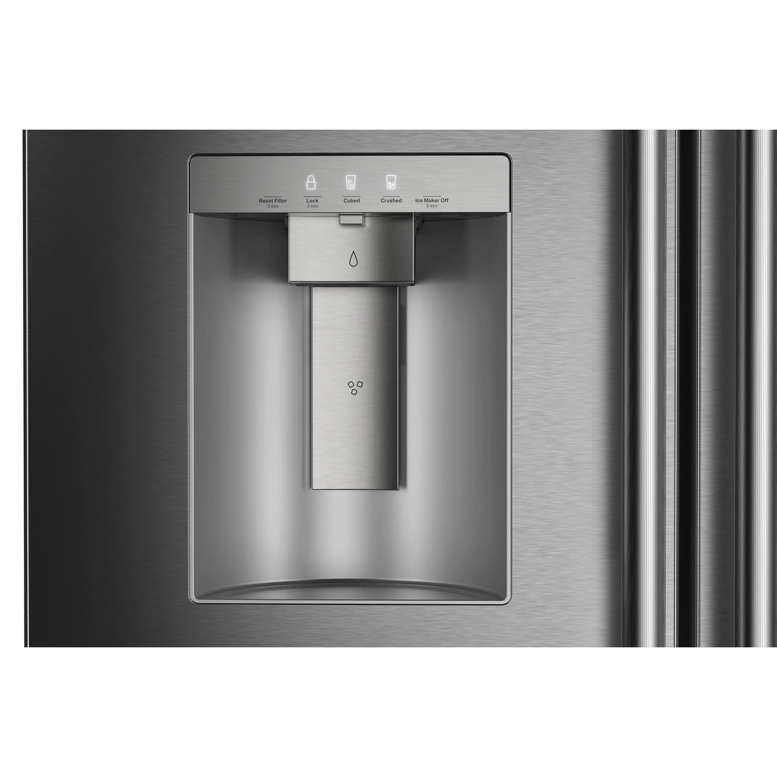 KitchenAid 36" 30 Cu. Ft. PrintShield Stainless Steel French Door Refrigerator - KRFF436SPS - Image 8