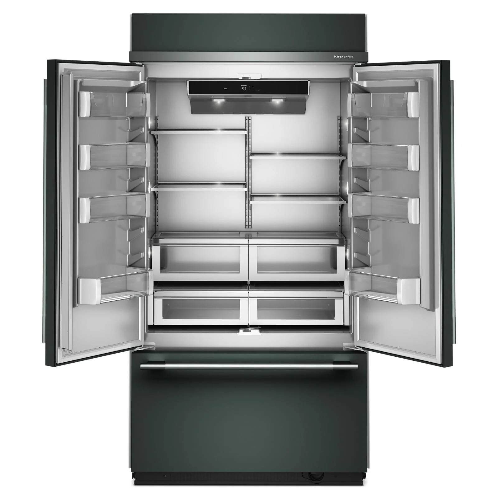 KitchenAid 42" 24.0 Cu. Ft. Juniper Built-In French Door Refrigerator - KBFN542SJP - Image 5